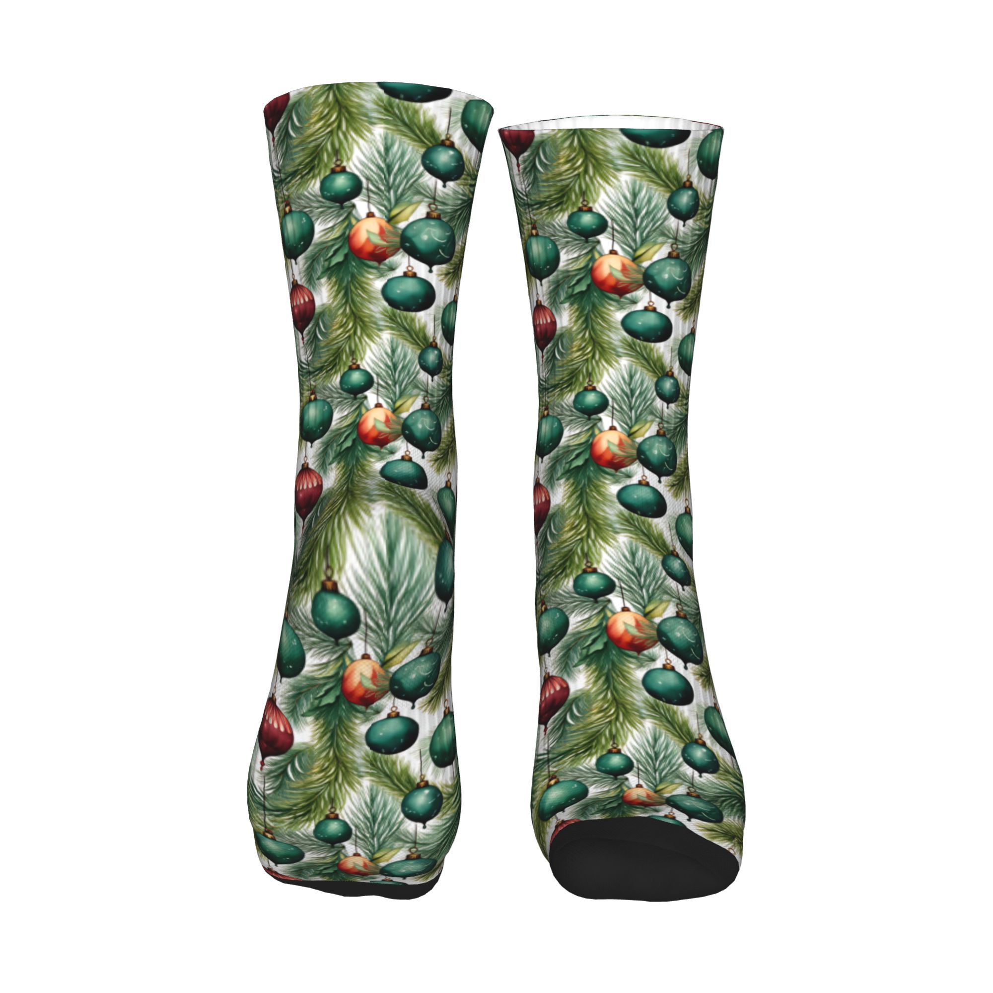 ถุงเท้าลายต้นสนคริสต์มาสน่ารัก - Dress Sock Men บทวิจารณ์และราคา