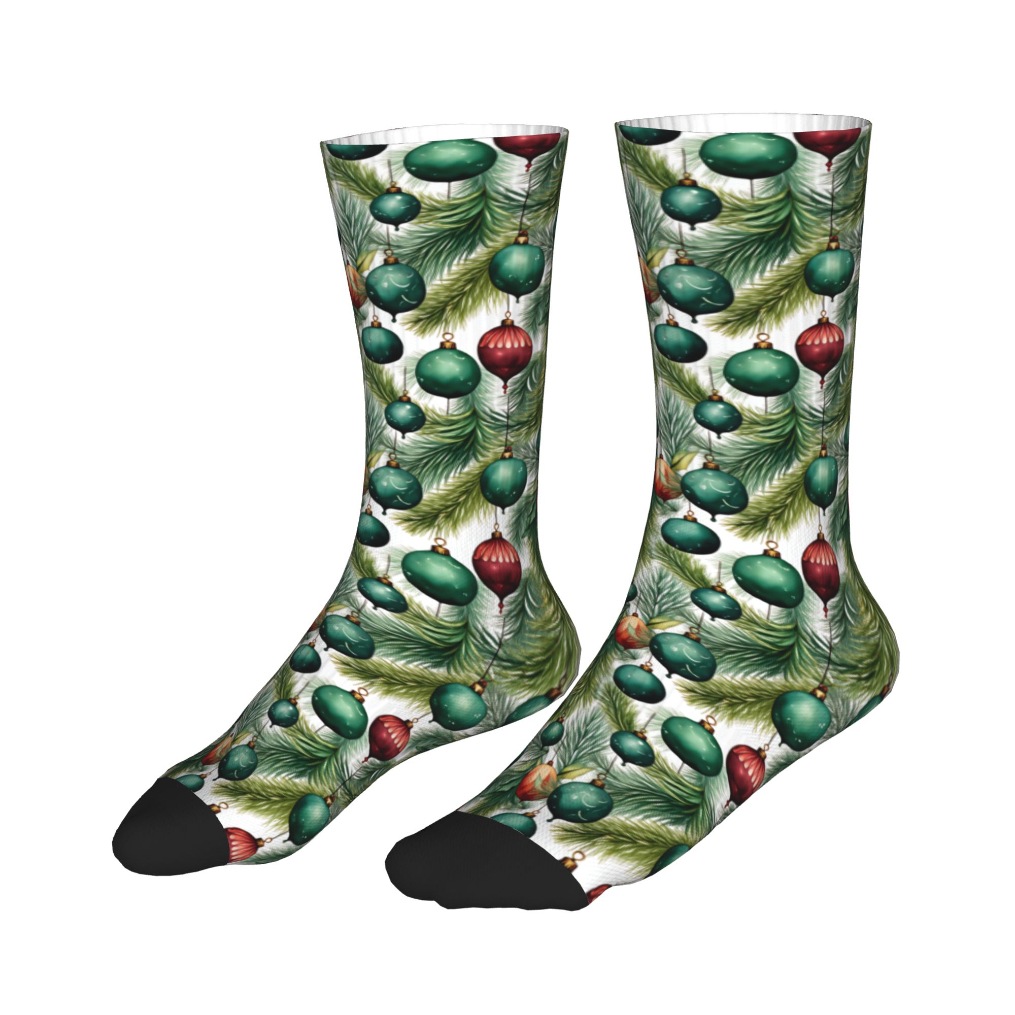 ถุงเท้าลายต้นสนคริสต์มาสน่ารัก - Dress Sock Men บทวิจารณ์และราคา