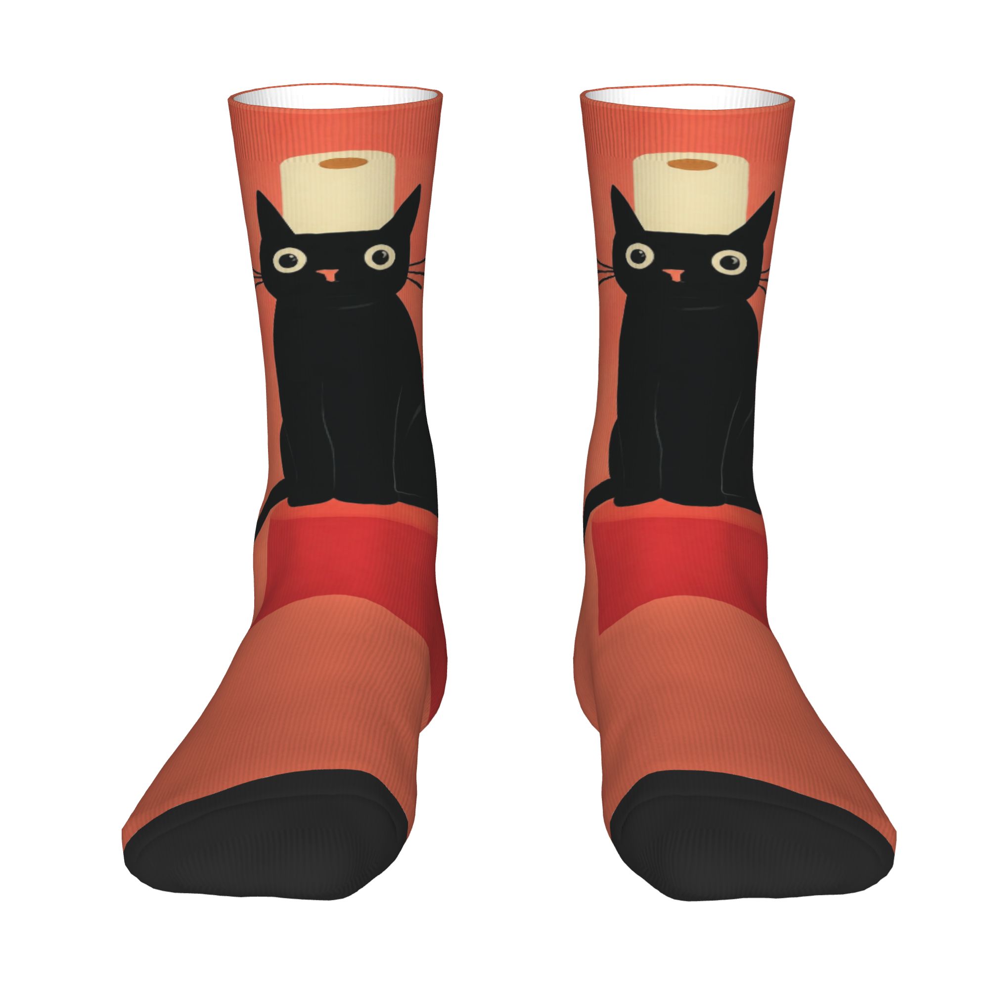 ถุงเท้าลายแมวดำแบบกำหนดเองพร้อ - Dress Sock Men บทวิจารณ์และราคา