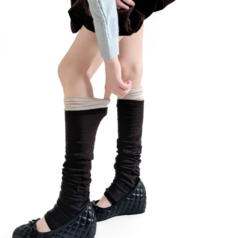 ปลอกขาแบบมีขอบจีบสำหรับเด็กผู้ - Boot Sock Slouchy บทวิจารณ์และราคา